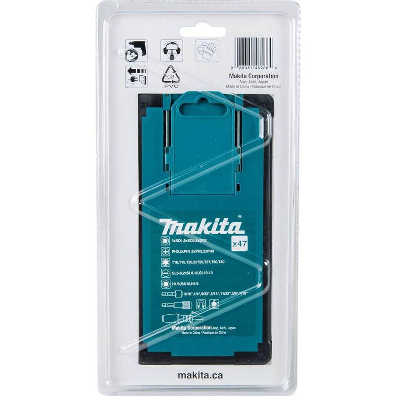 Juego de trinquete y puntas Makita (47 piezas) - B-50289