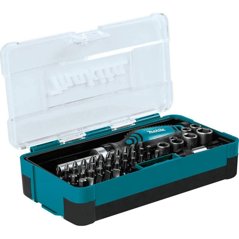 Juego de trinquete y puntas Makita (47 piezas) - B-50289