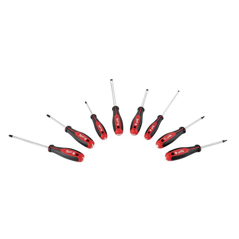 Juego de herramientas mecánicas Milwaukee de 1/2 pulgadas con trinquete, puntas SAE/Métricas y juego de desarmadores (55 piezas) - 48-22-9010-48-22-2718