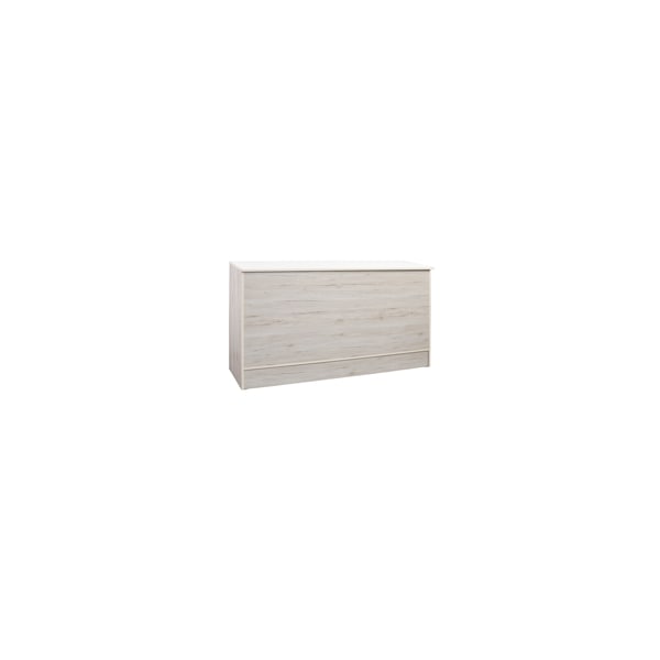 Mostrador de servicio para caja registradora de 70 pulgadas con acabado laminado gris claro moderno - 3437RL