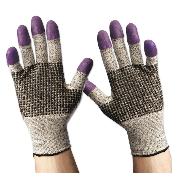 Guante resistente a cortes Kleenguard G60 NITRILO MORADO, longitud de 220mm, Chico/Talla 7, BE/WE, PR, PAQ12 - KIM97430