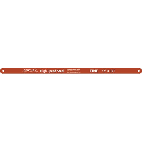 Century Drill & Tool Hacksaw Blade 12" X 32T Teeth Per Inch-High Speed Steel - 4339