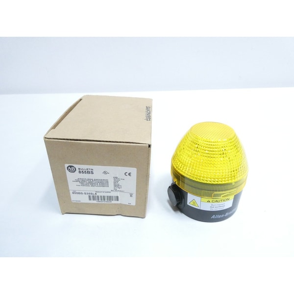 Allen Bradley LUZ PILOTO AMARILLA INTERMITENTE 16-30V-DC 855BS-S35SL8