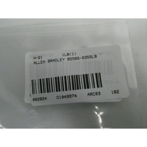 Allen Bradley LUZ PILOTO AMARILLA INTERMITENTE 16-30V-DC 855BS-S35SL8