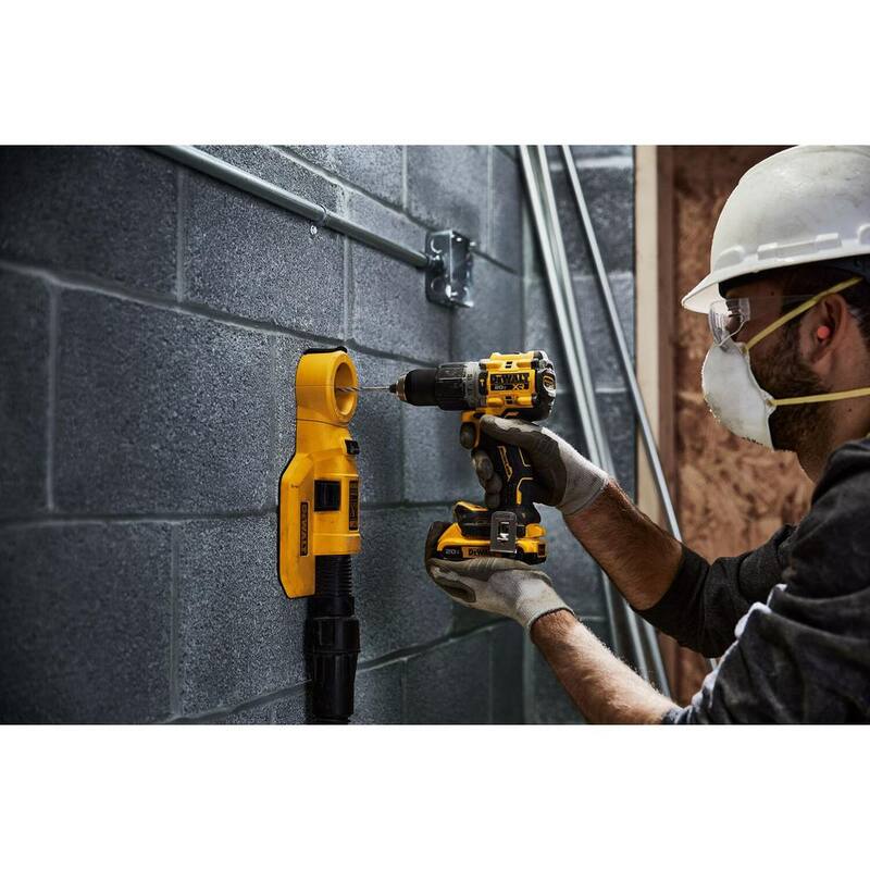 Rotomartillo compacto inalámbrico DEWALT 20V de 1/2 pulgada, herramienta múltiple oscilante ATOMIC 20V sin escobillas y batería de 4.0Ah 20V - DCD805BW354B240