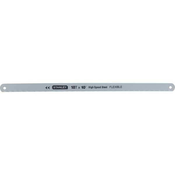 Stanley Hacksaw Blade, 10 In, 18 TPl, HSS - 15-808A