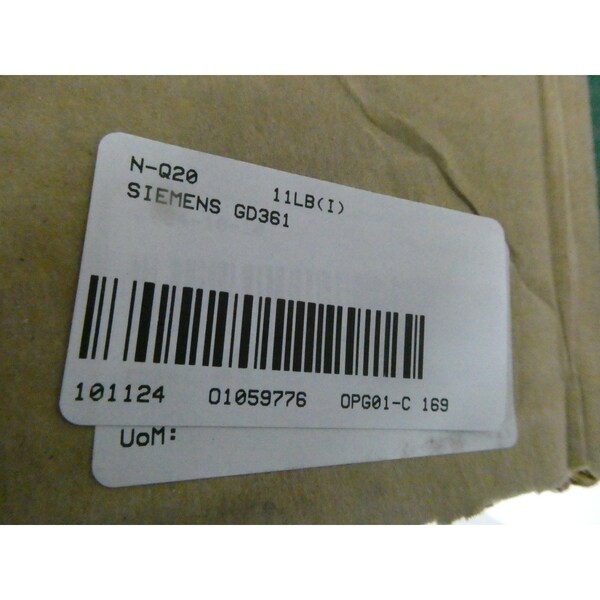 Interruptor de desconexión de fusible de 3P 30A 600V-AC Siemens - GD361