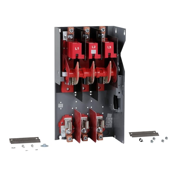 Mecanismo de operación Square D, montaje en brida, profundidad variable, 400A, 600V, porta fusibles H, K, J, R, mecanismo de interruptor - 9422TG2