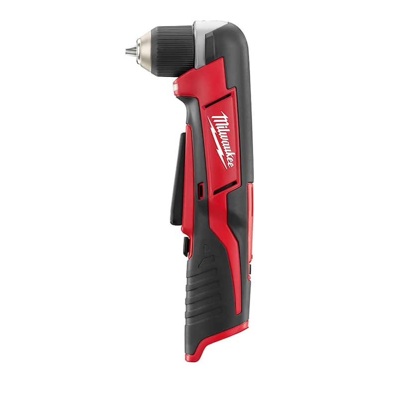 Milwaukee M12 Taladro Angular Recto Inalámbrico de 12V de Iones de Litio de 3/8 pulgadas (Herramienta Solamente) - 2415-20
