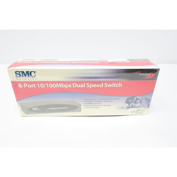 Módulo de comunicación y switch Ethernet de doble velocidad de 8 puertos 10/100Mbps SMC-EZ6508TX