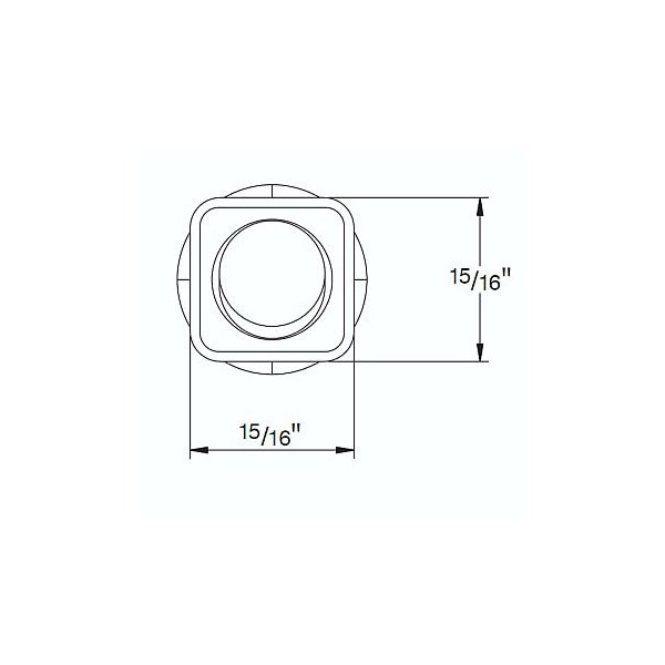Hella Interruptor basculante de 12 voltios y 20 amperios con LED ámbar sin cubierta de seguridad - H61922001