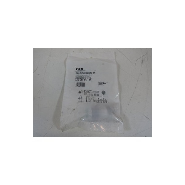 Botones pulsadores iluminados 24V 1NO EA - C22-DRLH-G-K10-24 de Eaton