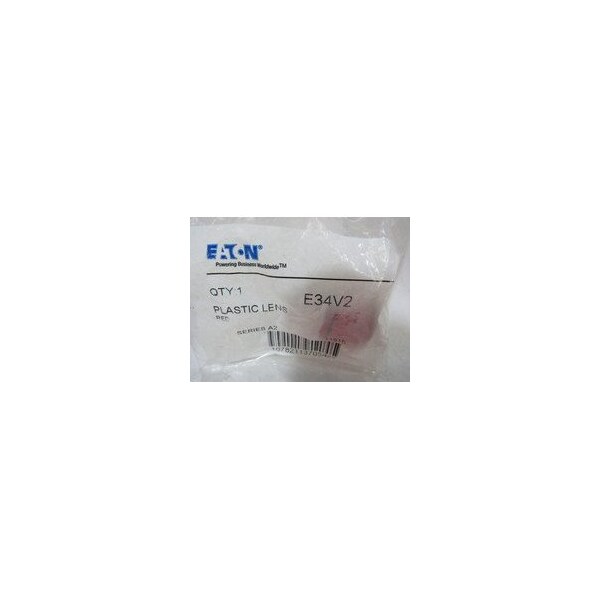 Eaton Bloques de Contacto y Otros Accesorios Lente Plástico Rojo EA NEMA 3/3R/4/4X/12/13 - E34V2