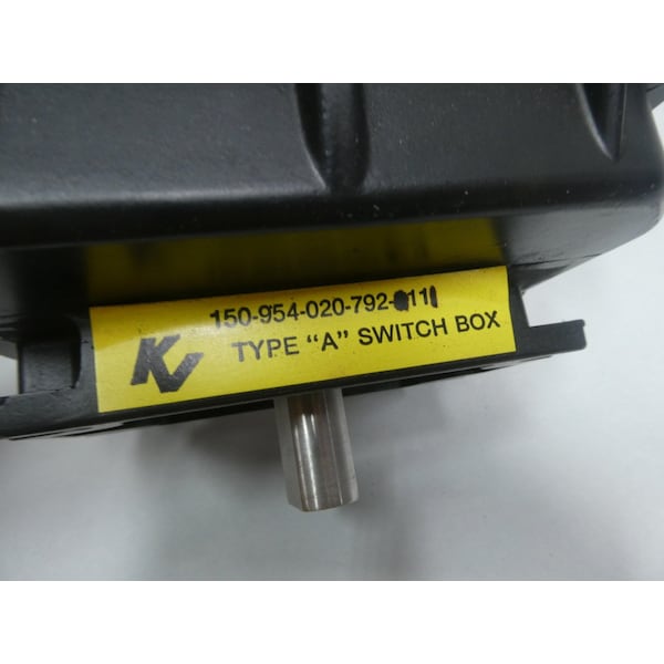 Keystone KEYSTONE 150-954-020-792-111 DYNAMATE TIPO A CAJA DE INTERRUPTORES ACTUADOR DE VÁLVULA ELÉCTRICA - 150-954-020-792-111