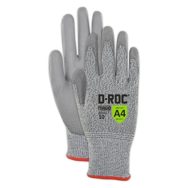 Guantes recubiertos Magid, Nivel de corte 4, Sal y pimienta - GPD514-6