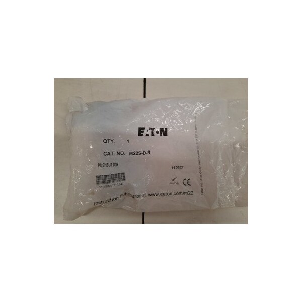 Botones pulsadores no iluminados 2NC rojos EA NEMA 3/3R/4/4X/12/13 - M22S-D-R de Eaton