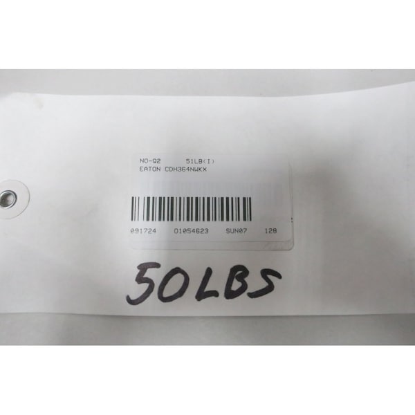 Interruptor de desconexión de fusible Eaton 3P 200A AMP 347/600V-AC 250V-DC - CDH364NWKX