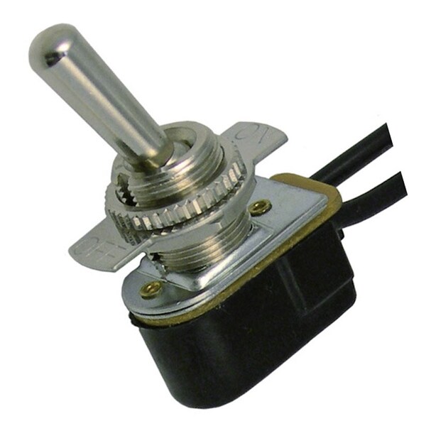 Interruptor basculante Pico con placa indicadora - On-Off, 120 VAC, 6 Amp / 240 VAC, 3 Amp - 5547PT