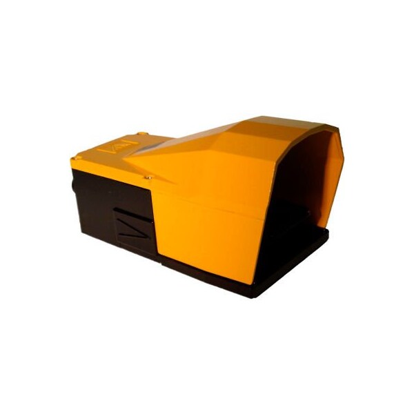 Springer Controls Co Tecno Elettrica Ravasi (T.E.R.), PF54615100 Foot-Switch, Cubierta estándar de aluminio, 1 N.O. + 1 N.C. - PF54615100