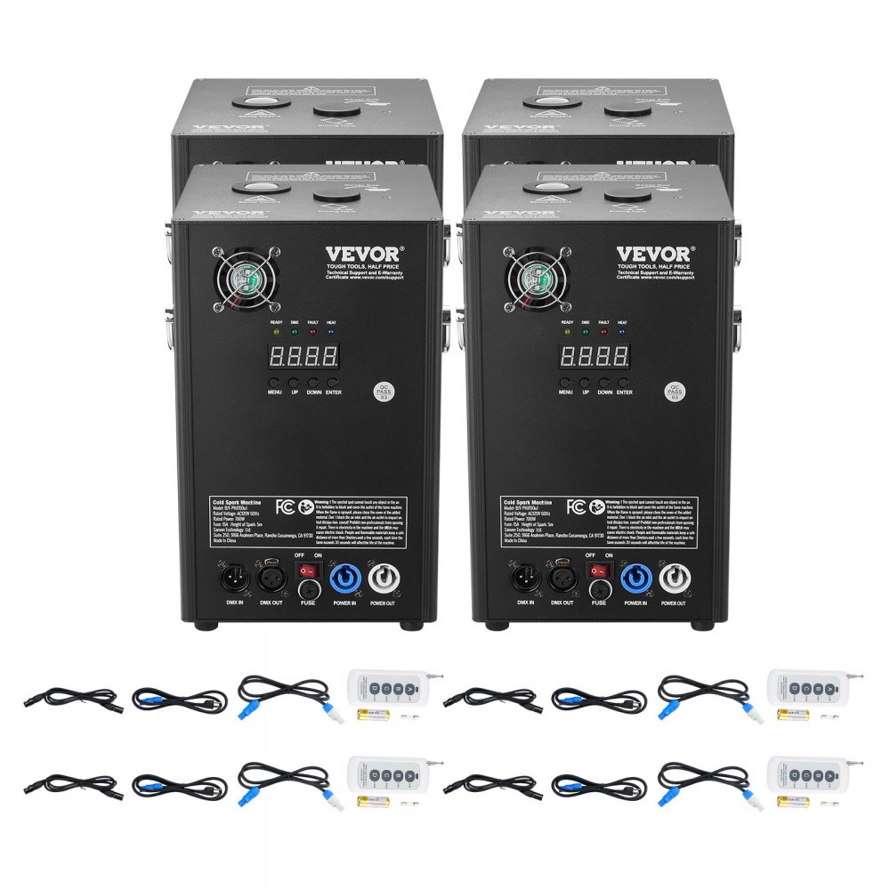 VEVOR Cold Spark Firework Machinex4 700W 6.6-16.4ft Stage DJ Wedding Event Party - YHKZQ700W4GWI3Y9YV1