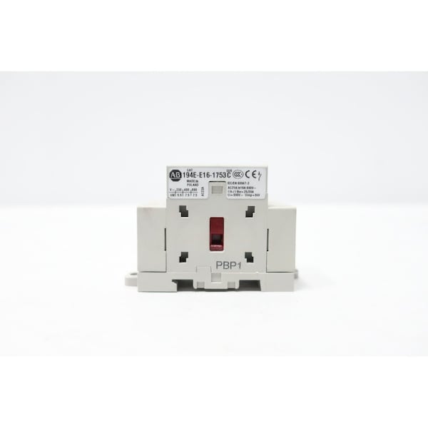 Interruptor de desconexión sin fusible Allen Bradley 3P 16A AMP 600V-AC - 194E-E16-1753