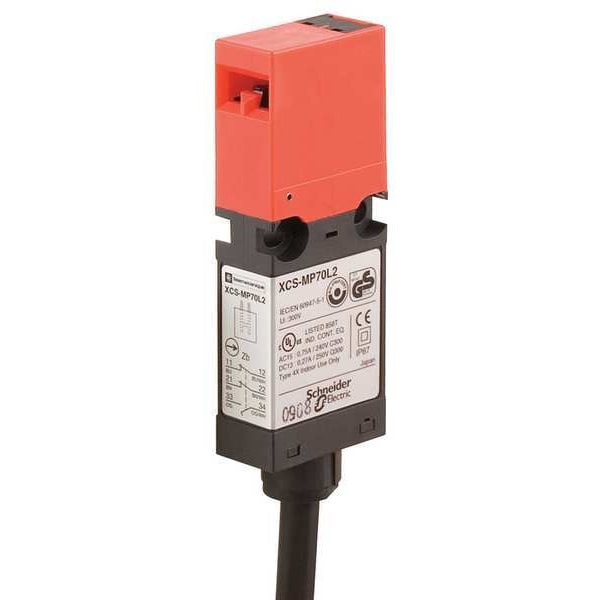 Interruptor de bloqueo de seguridad Telemecanique Sensors 2NC Nema 4, 4X, 12 IP 67 - XCSMP79L2