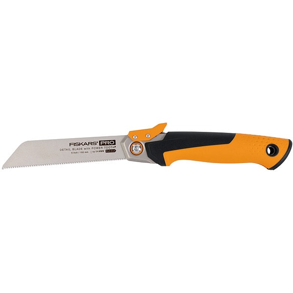 Fiskars Hand Saw, 6 in Blade L, Metal/Wood - 730500-1001