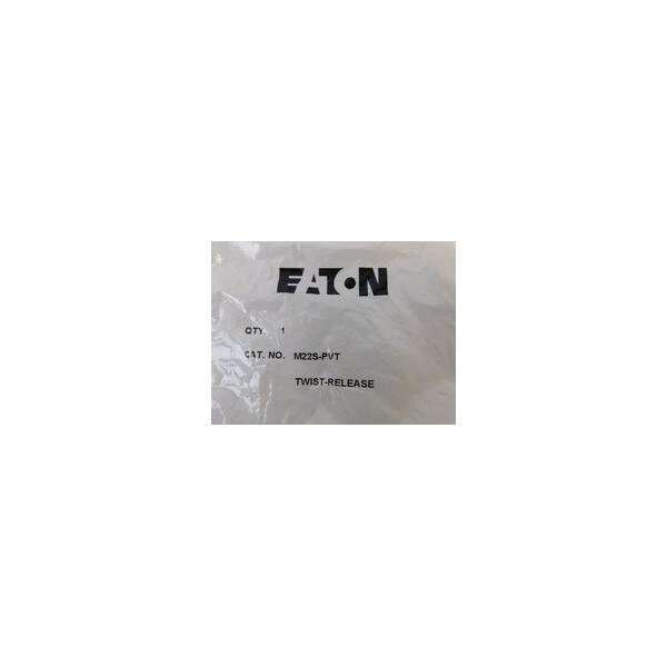 Eaton Botones de Emergencia Twist-to-Release Negros No Iluminados - M22S-PVT
