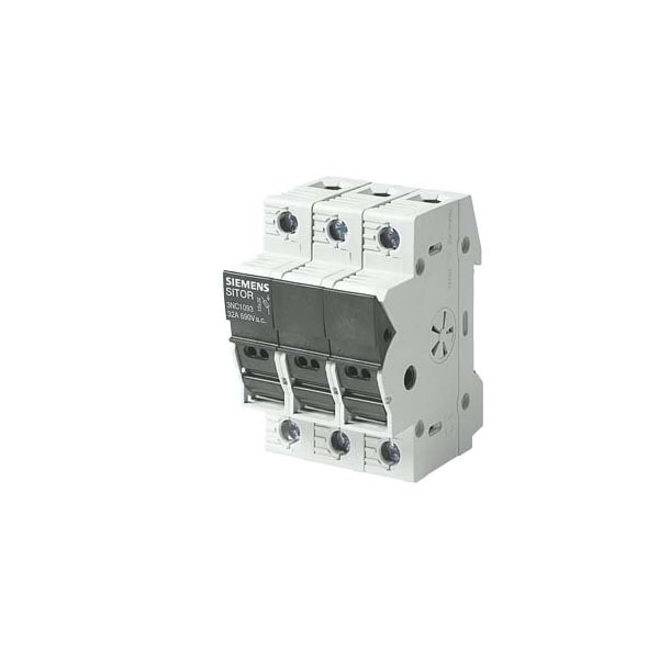Interruptor de desconexión de fusibles Siemens, 10X38, 32A, 690V, 3P - 3NC1093