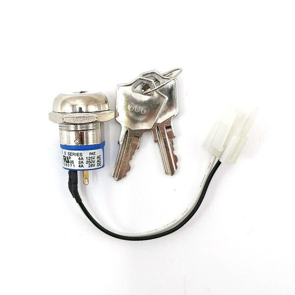 Interruptor de llave para elevador de escaleras Acorn Brooks 120/130 Superglide con enchufe y 2 llaves - SWAB130-2K