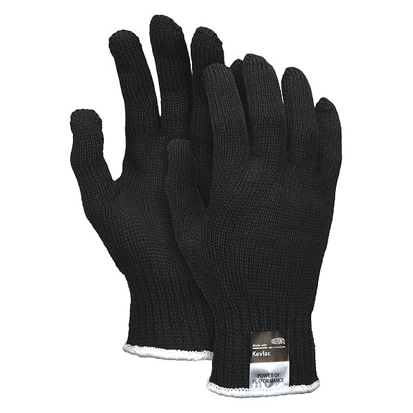 Guantes resistentes a cortes Mcr Safety, Nivel de corte A3, calibre 7, negro, S - 9370BKS.