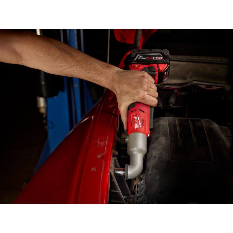 Llave de impacto angular derecha inalámbrica de 2 velocidades Milwaukee M18 de 18V de 3/8 pulgadas de iones de litio (Herramienta solo) - 2668-20