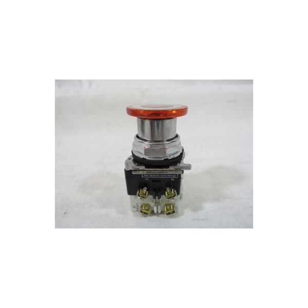 Botones pulsadores iluminados 2P 120V 1NO 1NC 2 posiciones ámbar EA NEMA 3/3R/4/4X/12/13 - 10250T597LAD2A-1X de Eaton