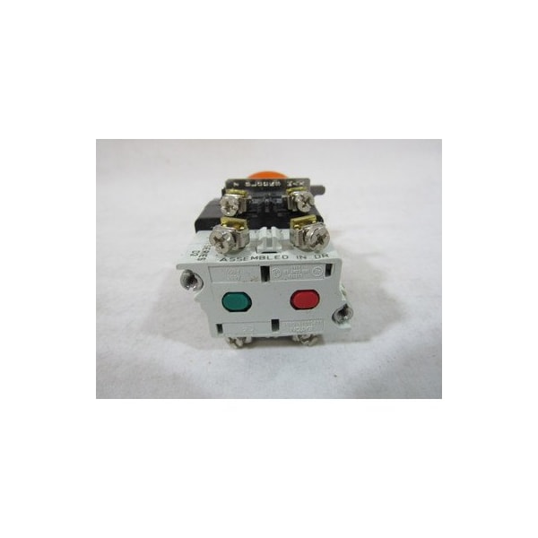 Botones pulsadores iluminados 2P 120V 1NO 1NC 2 posiciones ámbar EA NEMA 3/3R/4/4X/12/13 - 10250T597LAD2A-1X de Eaton
