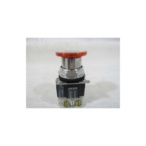 Botones pulsadores iluminados 2P 120V 1NO 1NC 2 posiciones ámbar EA NEMA 3/3R/4/4X/12/13 - 10250T597LAD2A-1X de Eaton