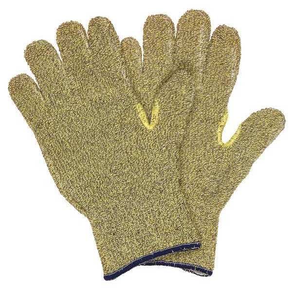 Guantes resistentes al corte de Mcr Safety, Nivel de Corte A3, 7 ga, Amarillos, Talla S - 9435KMS