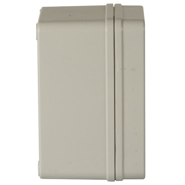 Recinto de botón pulsador Wiegmann, 4.34" H, Orificio de 22mm - HW-PN4X1PB-22