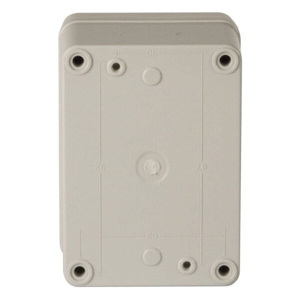 Recinto de botón pulsador Wiegmann, 4.34" H, Orificio de 22mm - HW-PN4X1PB-22