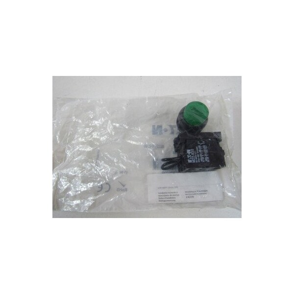 Botones pulsadores Eaton 264V Verde EA Iluminados - M22S-T-G-230G