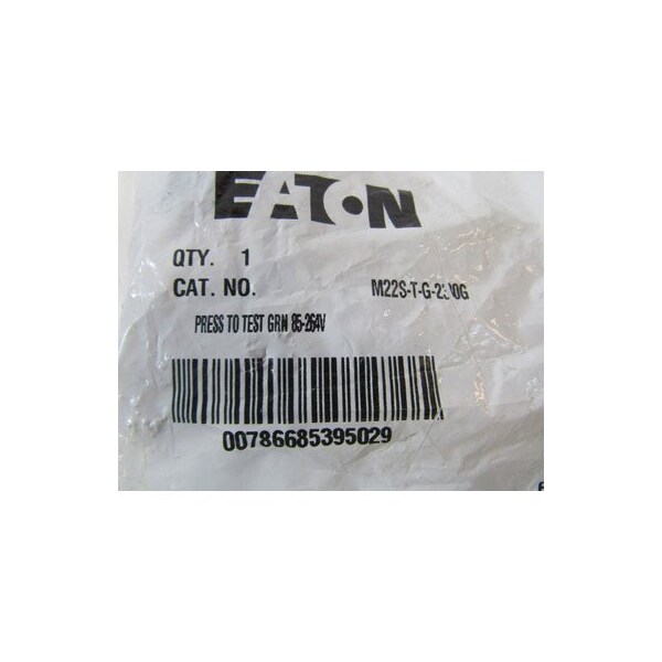 Botones pulsadores Eaton 264V Verde EA Iluminados - M22S-T-G-230G