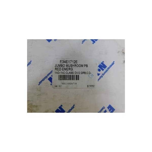 Botones pulsadores no iluminados 1NA 1NC rojo NEMA 3/3R/4/4X/12/13 - E34EX712E de Eaton