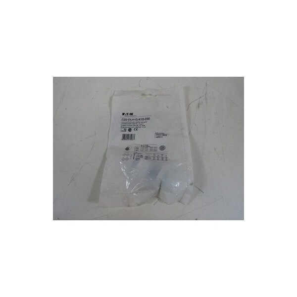 Botones pulsadores 230V 1NO EA Eaton - C22-DLH-G-K10-230