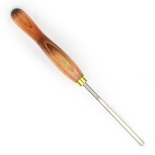 Crown Tools 3/8 Inch 10mm Spindle Gouge, 8-1/2 Inch 216mm Handle, Walleted - 24015