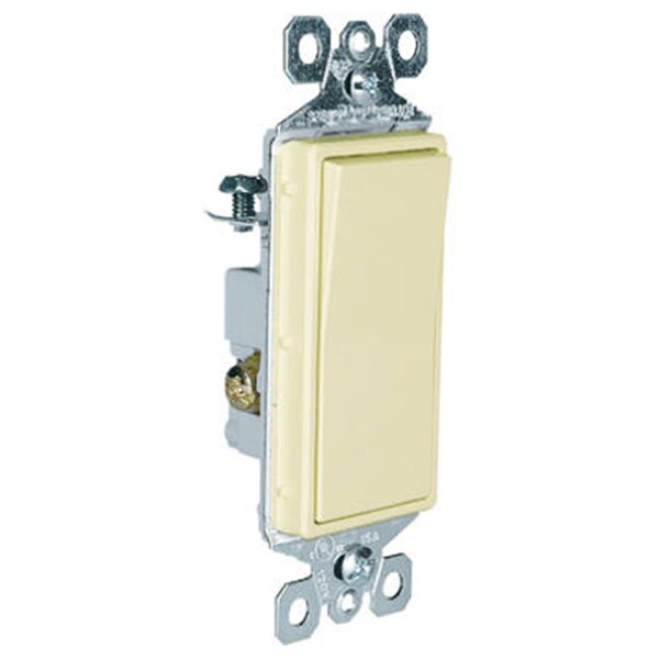 Interruptor basculante de 3 vías Yhior TM873ICC10, 15A, marfil - YH569169