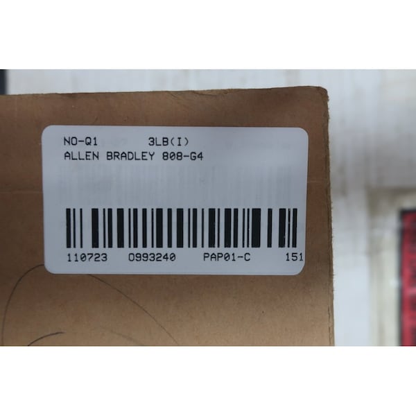 Interruptor de velocidad 15-60RPM 600V-AC Allen Bradley - 808-G4