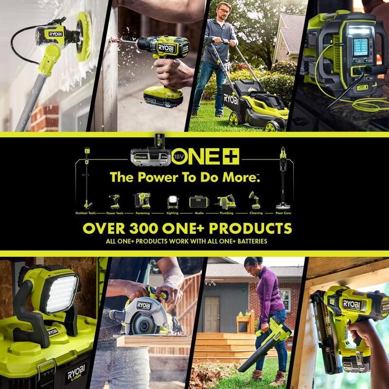 RYOBI ONE+ Taladro angular inalámbrico de 3/8 pulgadas de 18V (sólo herramienta) - P241