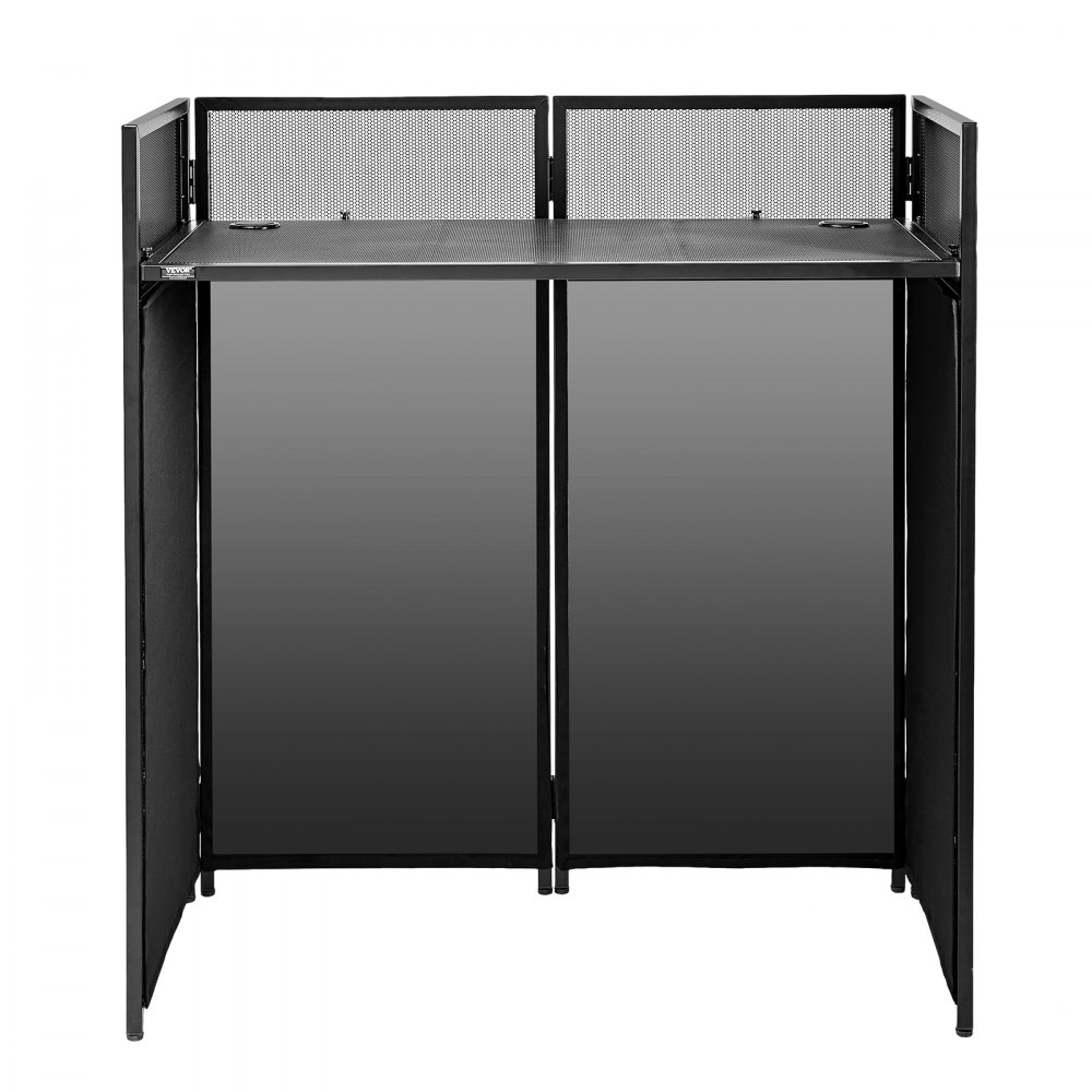 VEVOR DJ Event Facade DJ Table Stand 42" x 21" Flat Table Top+Travel Bag+Scrims - CDJ124020INCH6RGCV0