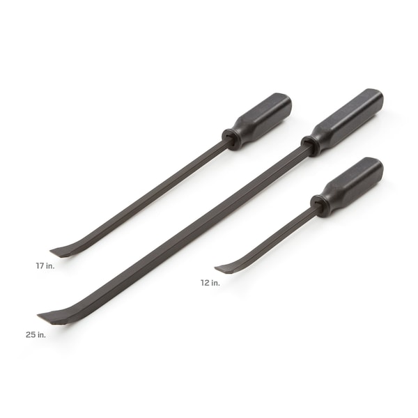 Tekton Angled End Handled Pry Bar Set, 3-Piece (12, 17, 25 in.) - LSQ42103