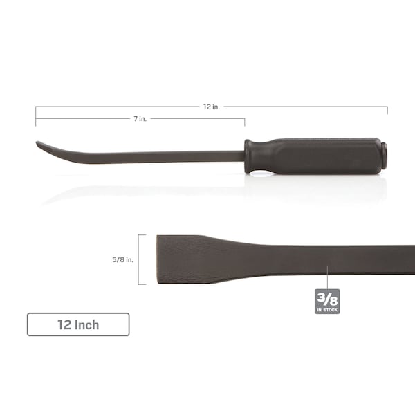Tekton Angled End Handled Pry Bar Set, 3-Piece (12, 17, 25 in.) - LSQ42103