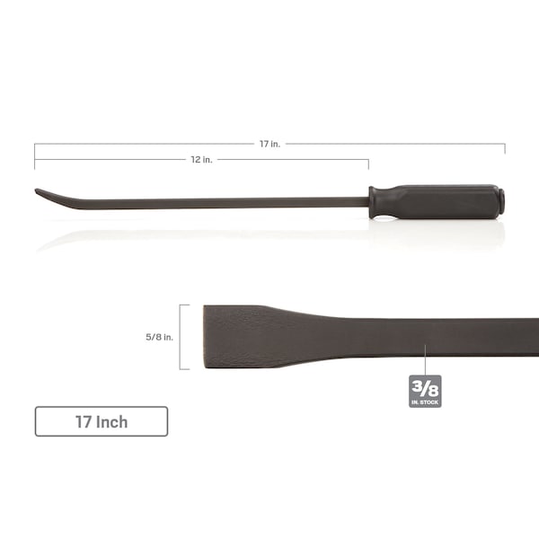Tekton Angled End Handled Pry Bar Set, 3-Piece (12, 17, 25 in.) - LSQ42103